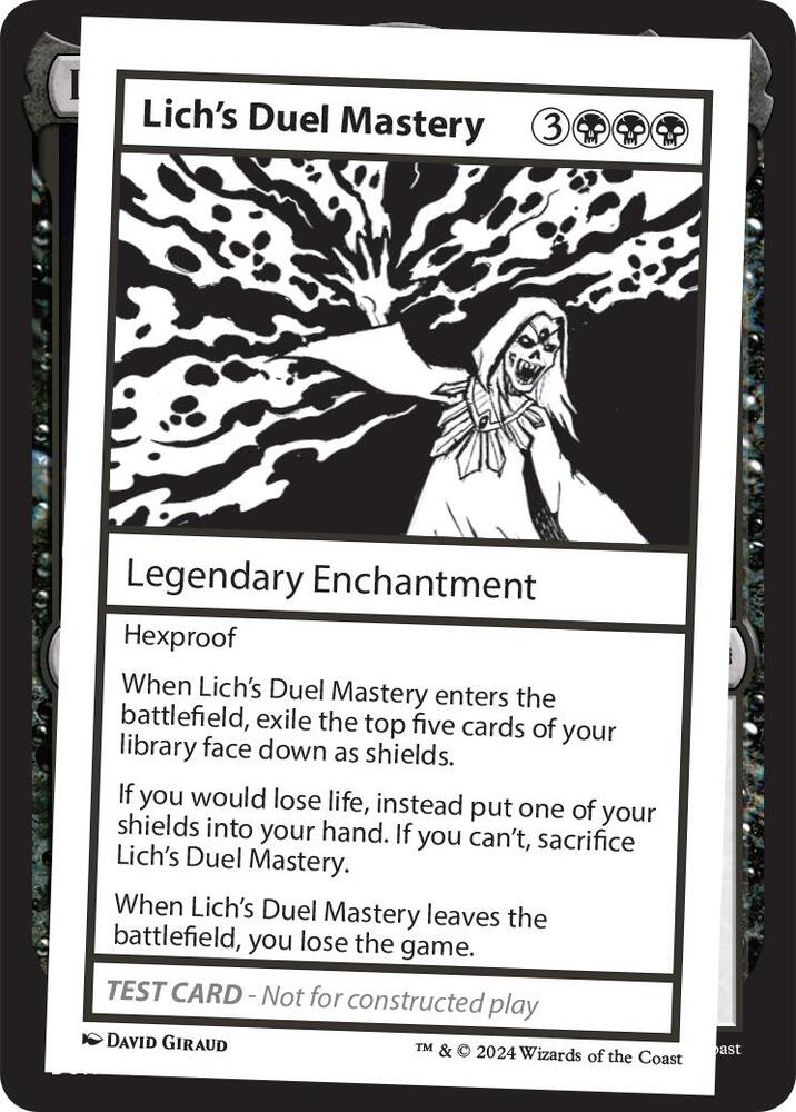 Lich's Duel Mastery card image