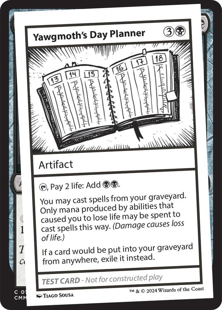 Yawgmoth's Day Planner card image