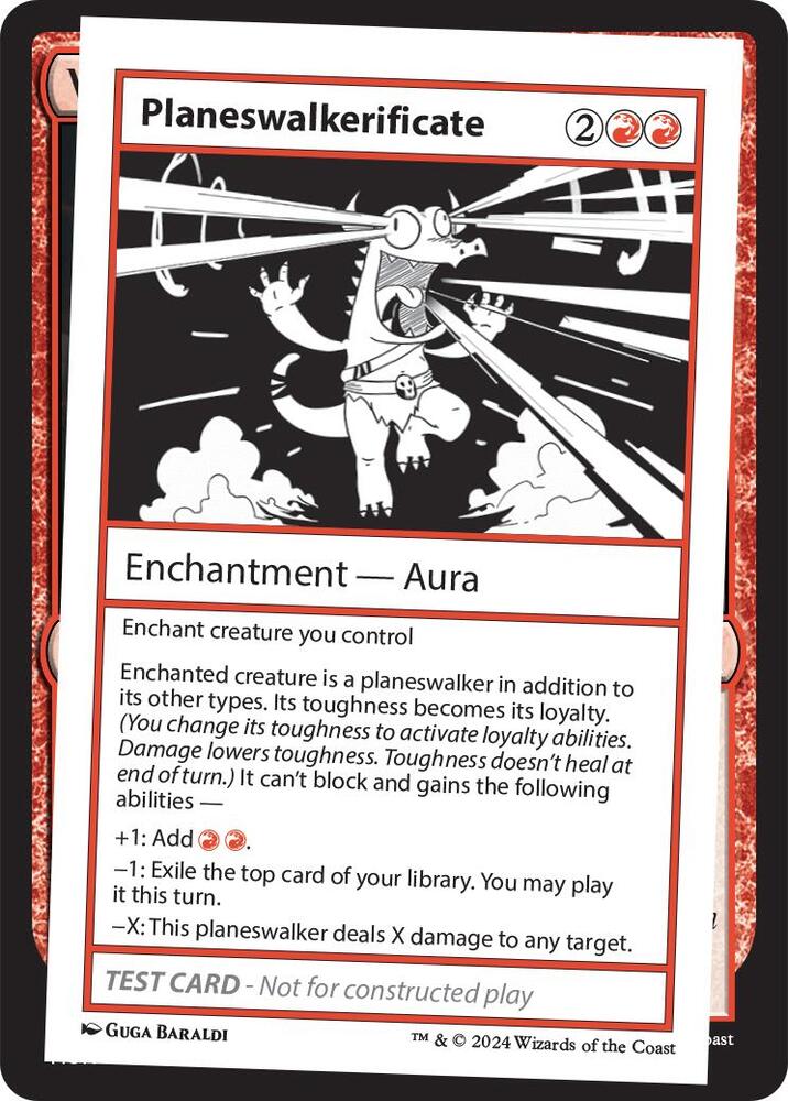 Planeswalkerificate card image