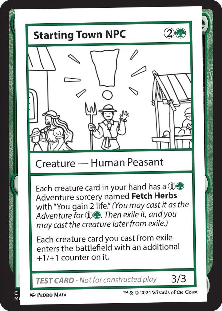 Starting Town NPC card image