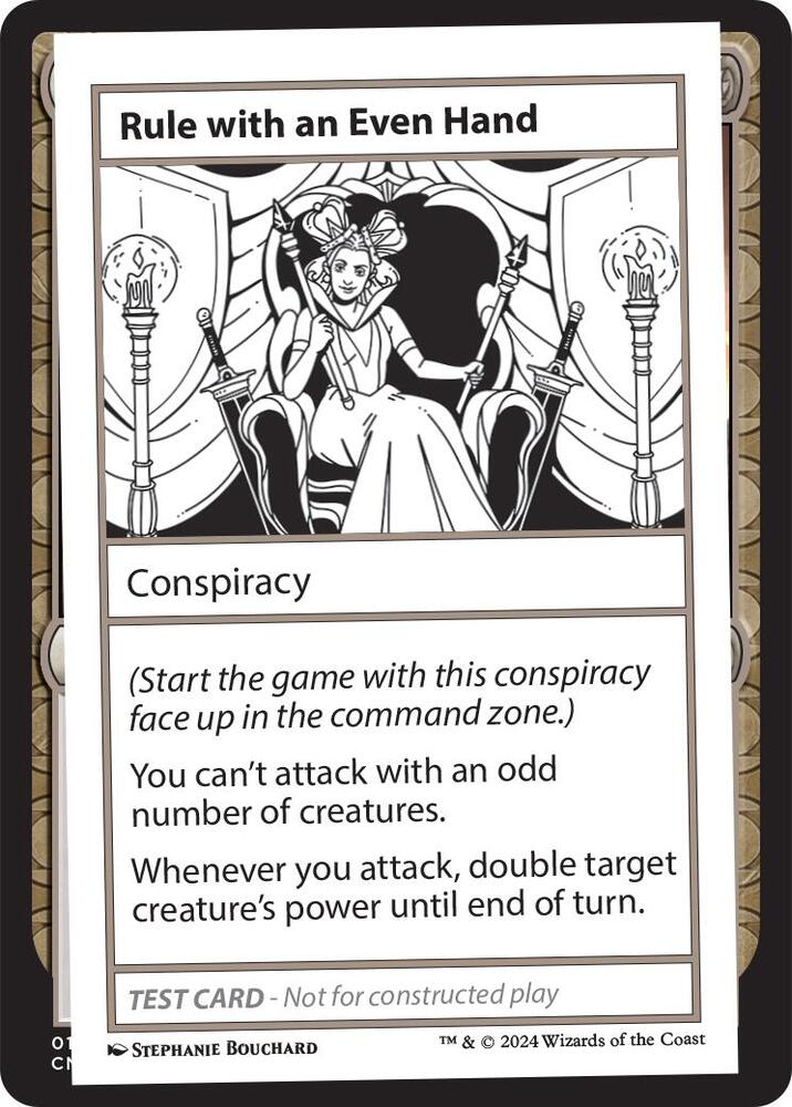 Rule with an Even Hand card image