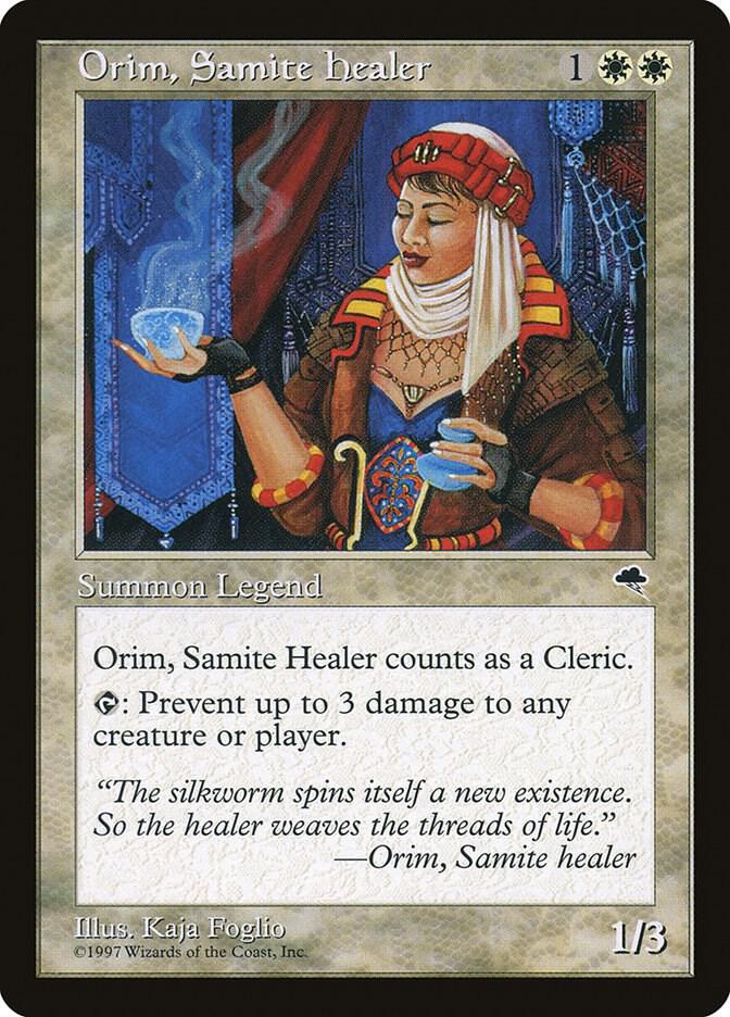 Orim, Samite Healer card image