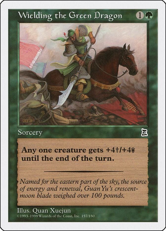Wielding the Green Dragon card image