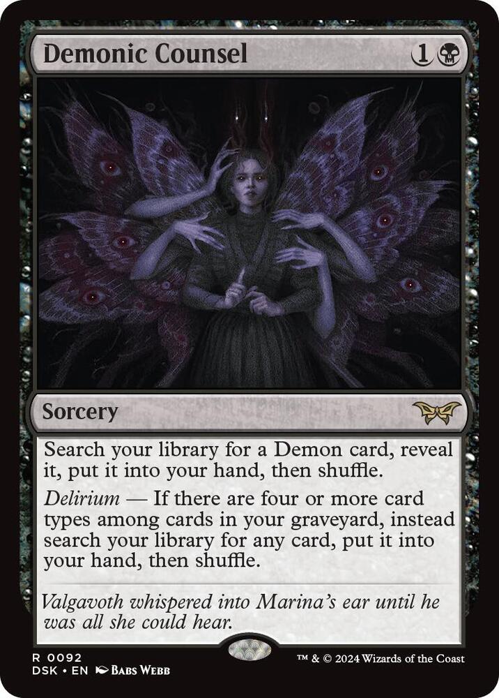 Demonic Counsel card image