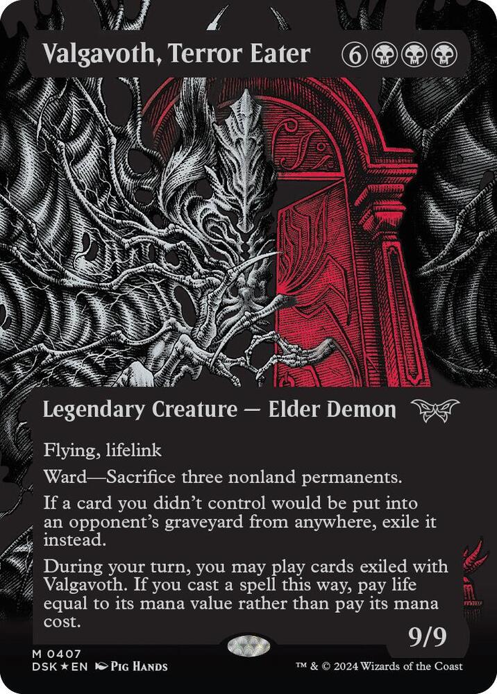 Valgavoth, Terror Eater (Showcase) (Textured Foil) card image
