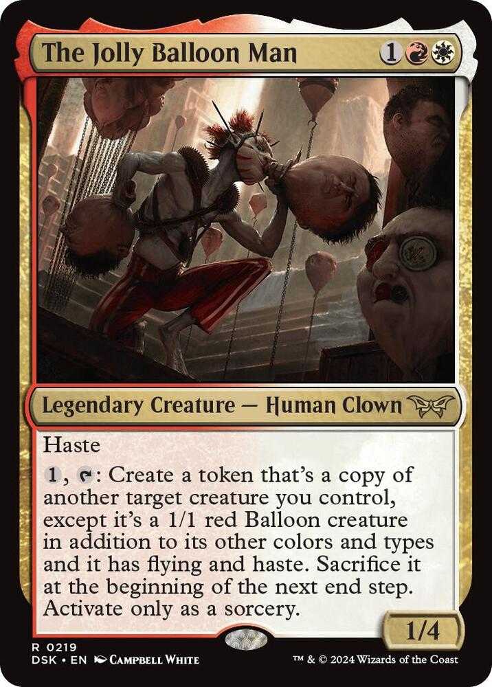 The Jolly Balloon Man card image