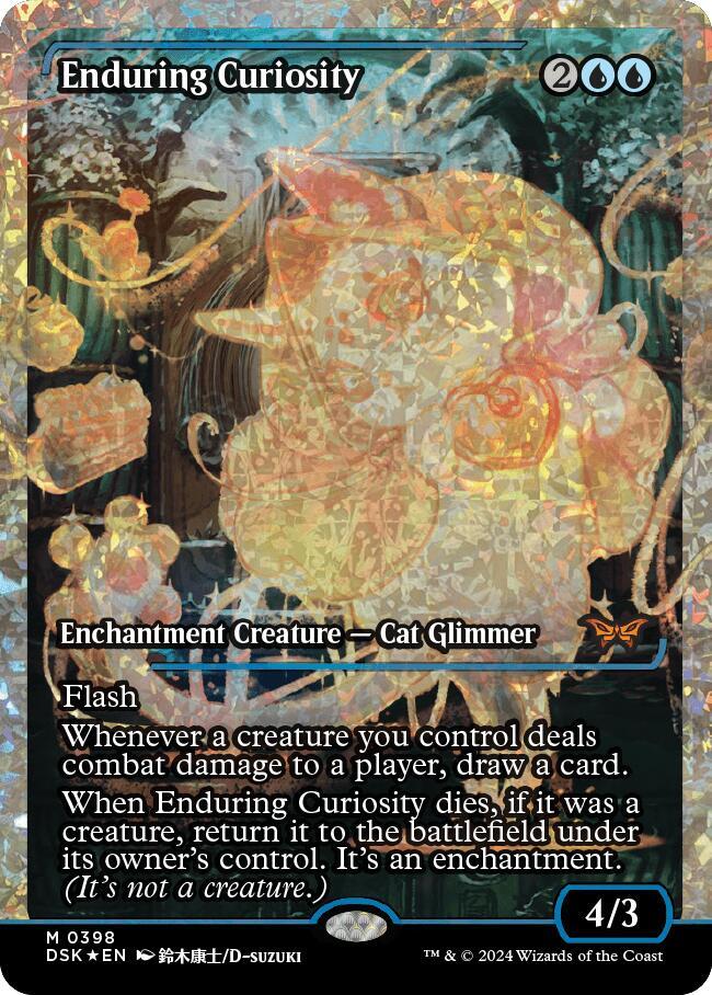 Enduring Curiosity (Showcase) (Fracture Foil) card image