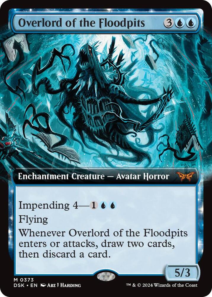 Overlord of the Floodpits (Extended Art) card image