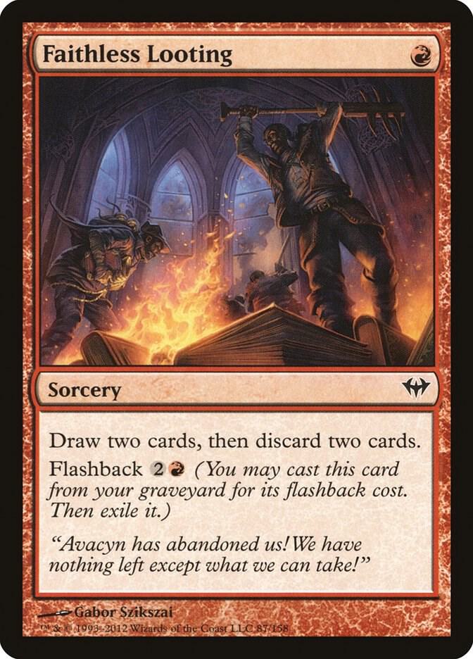 Faithless Looting card image