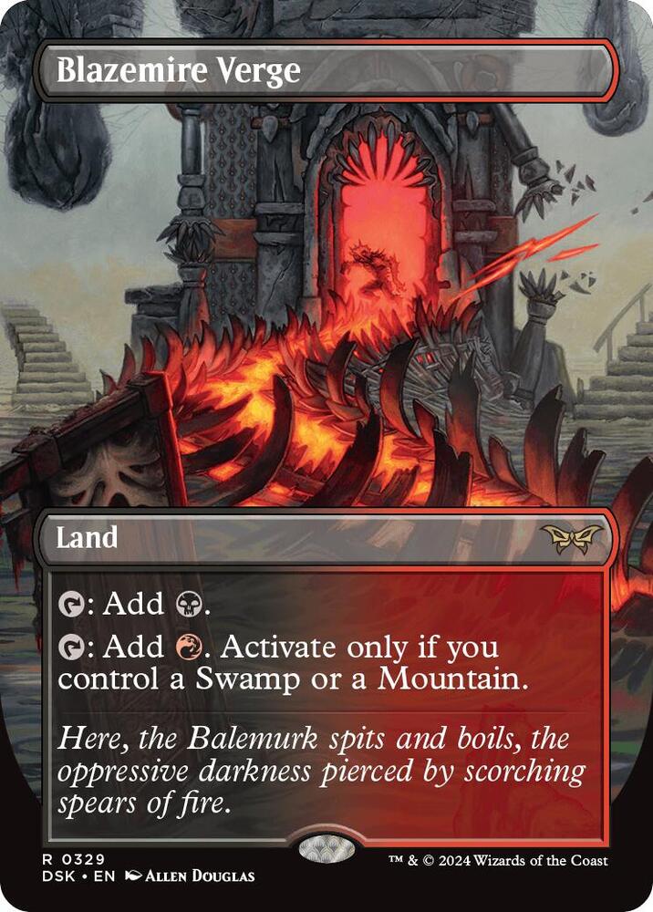 Blazemire Verge (Borderless) card image