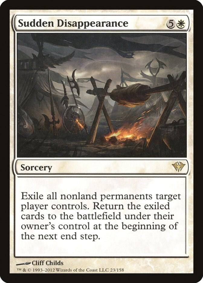 Sudden Disappearance card image