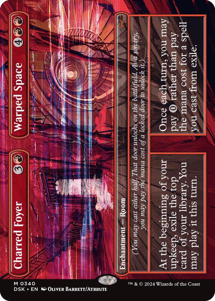 Charred Foyer // Warped Space (Borderless) card image