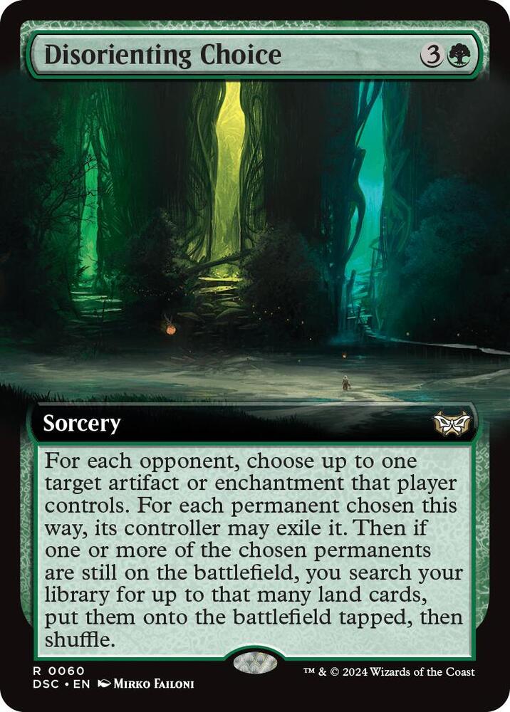 Disorienting Choice (Extended Art) card image