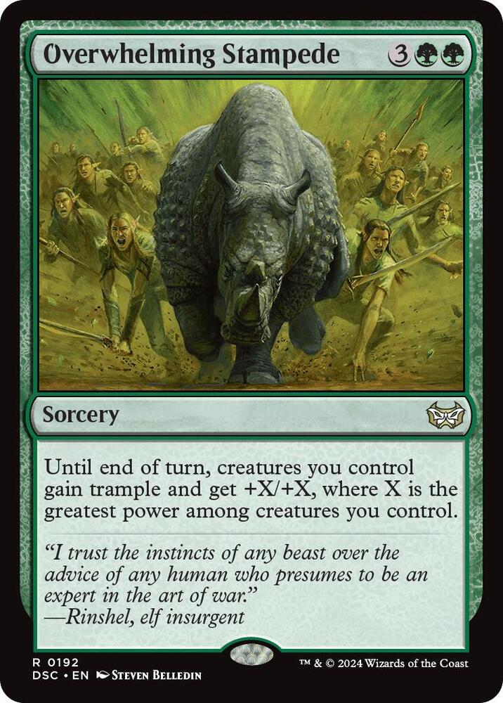 Overwhelming Stampede card image