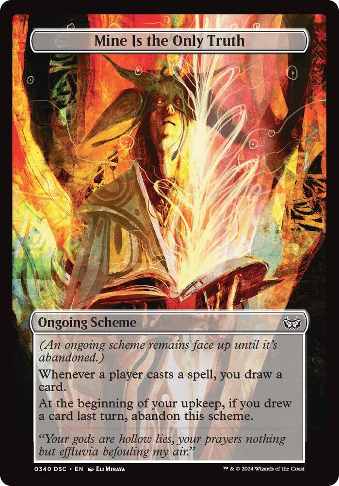 Mine Is The Only Truth (Full Art) card image