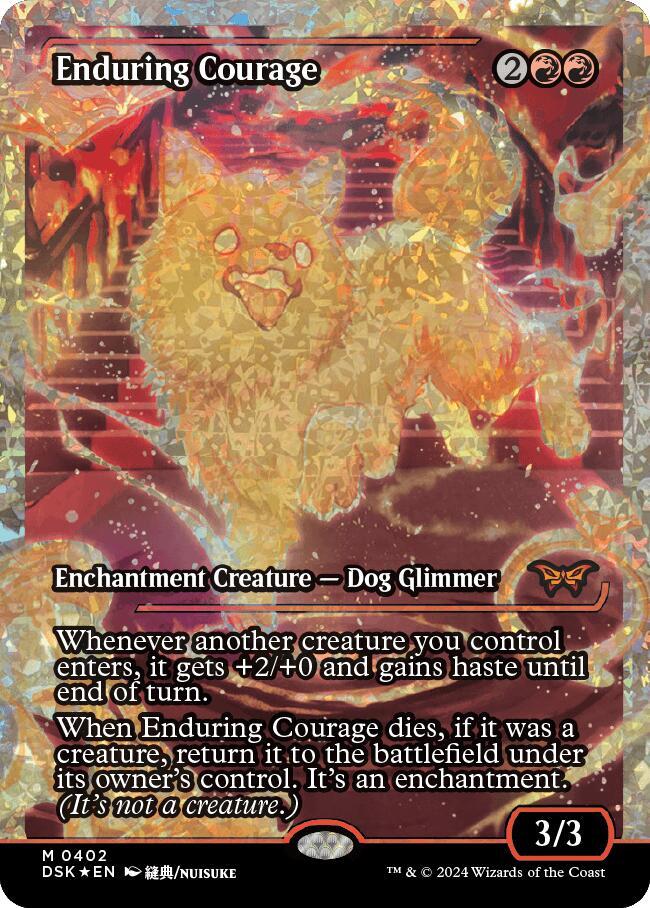 Enduring Courage (Showcase) (Fracture Foil) card image