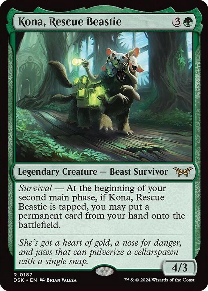 Kona, Rescue Beastie (0187) card image