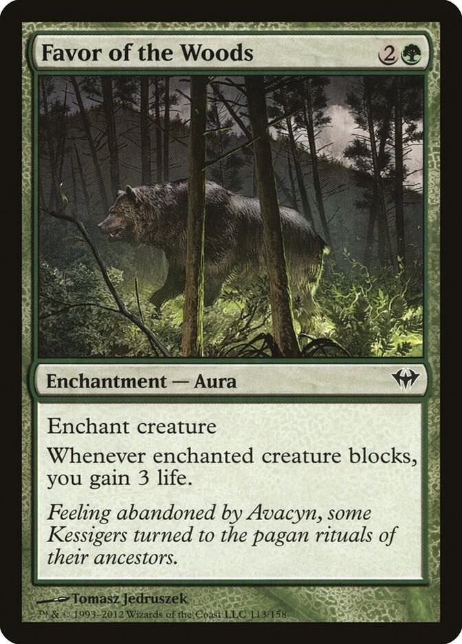 Favor of the Woods card image