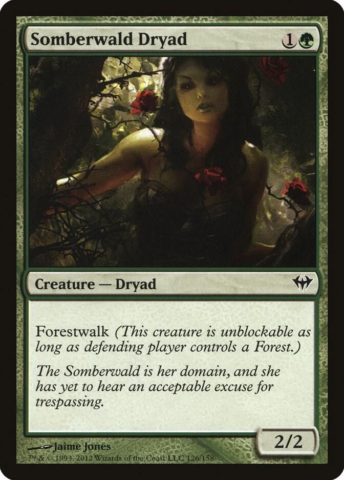 Somberwald Dryad card image