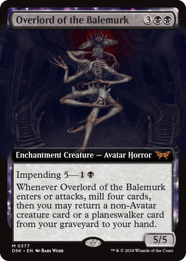 Overlord of the Balemurk (Extended Art) card image
