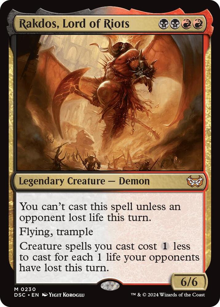 Rakdos, Lord of Riots card image