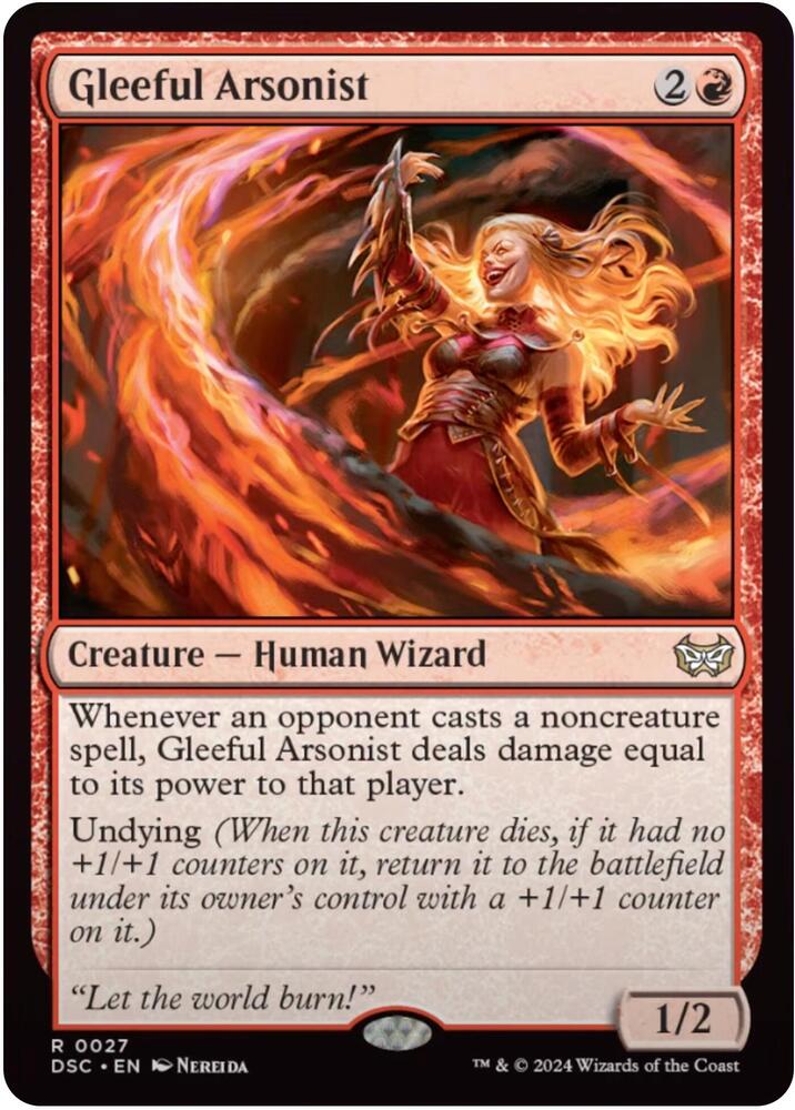Gleeful Arsonist card image