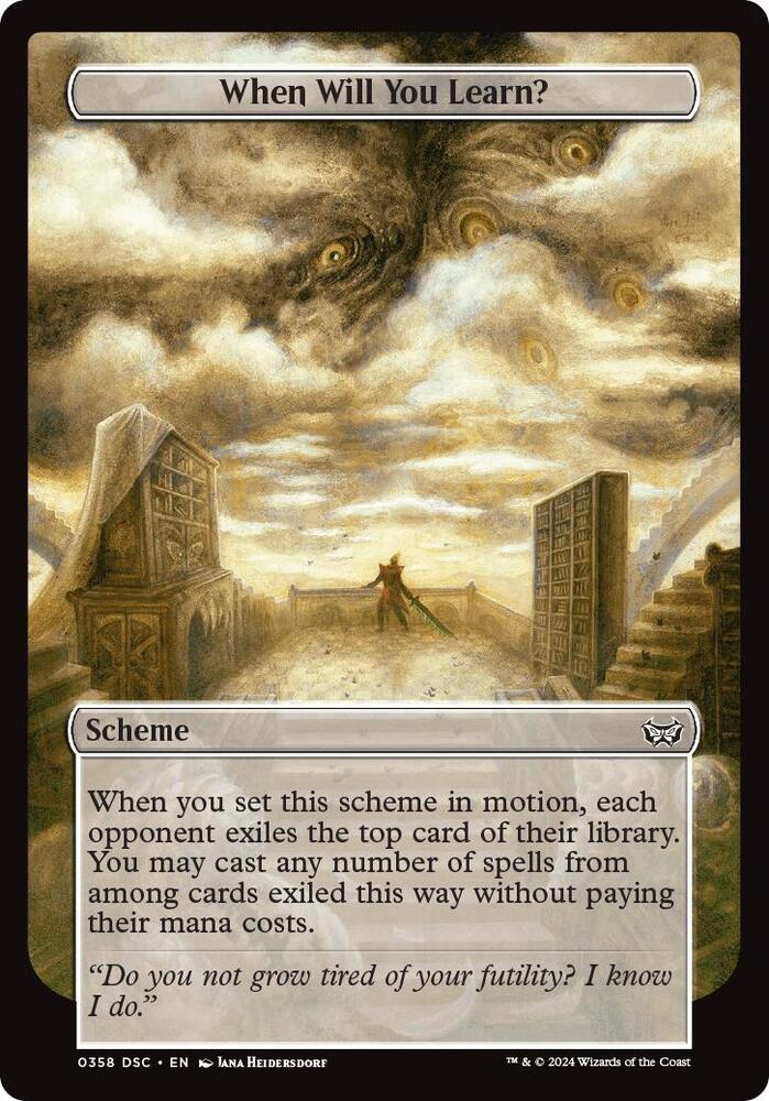 When Will You Learn? (Full Art) card image