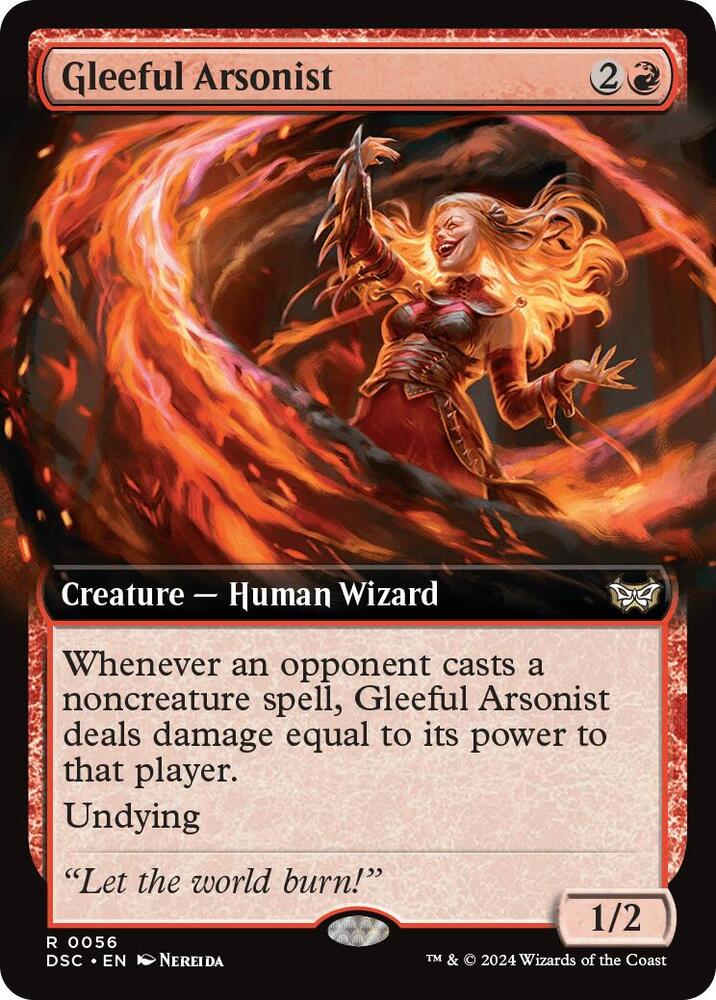 Gleeful Arsonist (Extended Art) card image