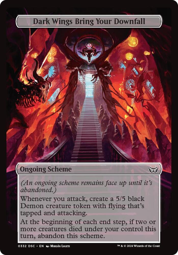 Dark Wings Bring Your Downfall (Full Art) card image