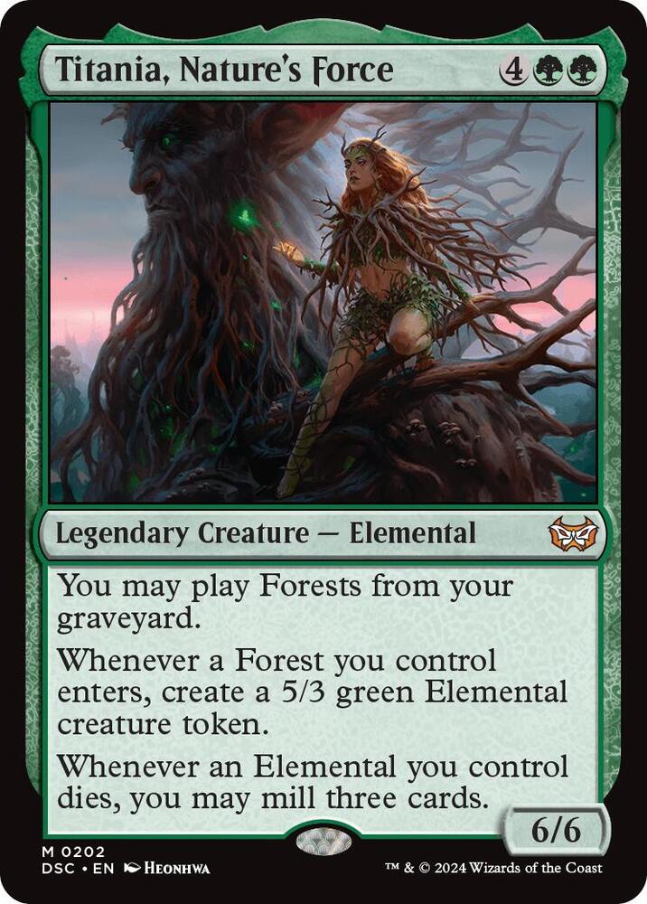 Titania, Nature's Force card image