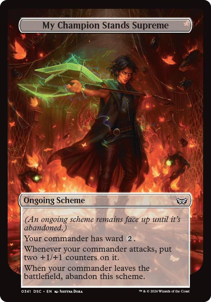 My Champion Stands Supreme (Full Art) card image