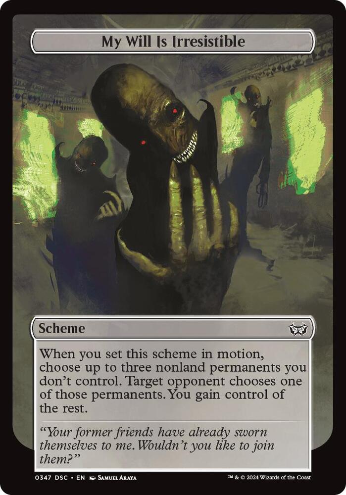 My Will Is Irresistible (Full Art) card image