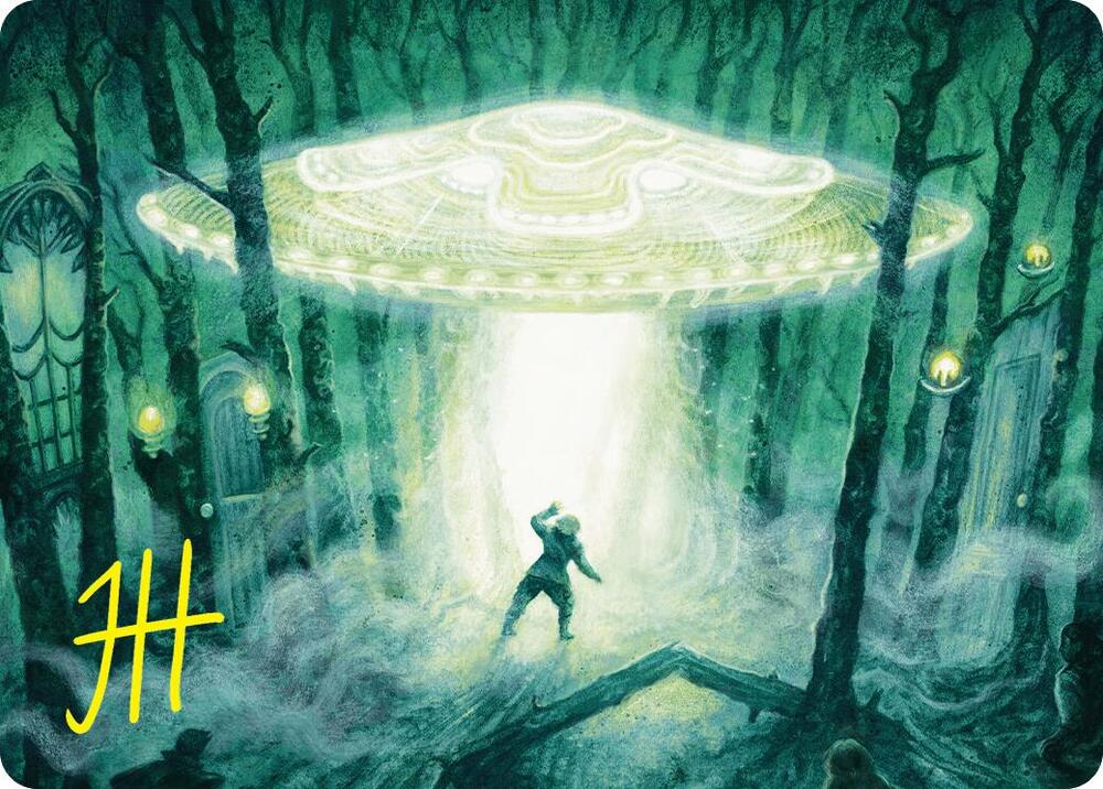 Unidentified Hovership Art Card (Gold-Stamped Signature) card image