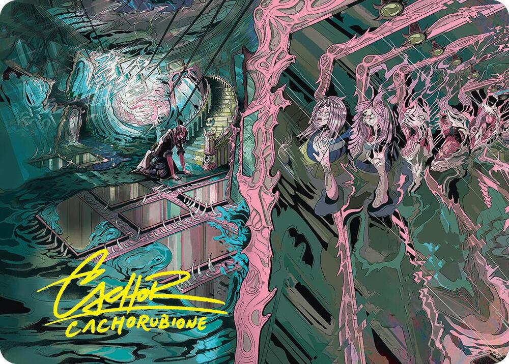 Mirror Room // Fractured Realm Art Card (Gold-Stamped Signature) card image
