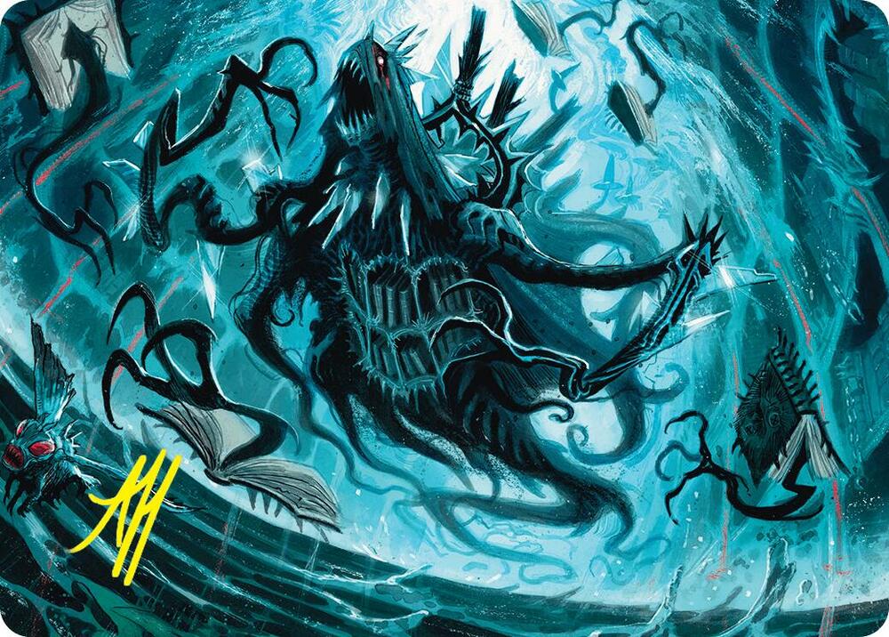 Overlord of the Floodpits Art Card (Gold-Stamped Signature) card image