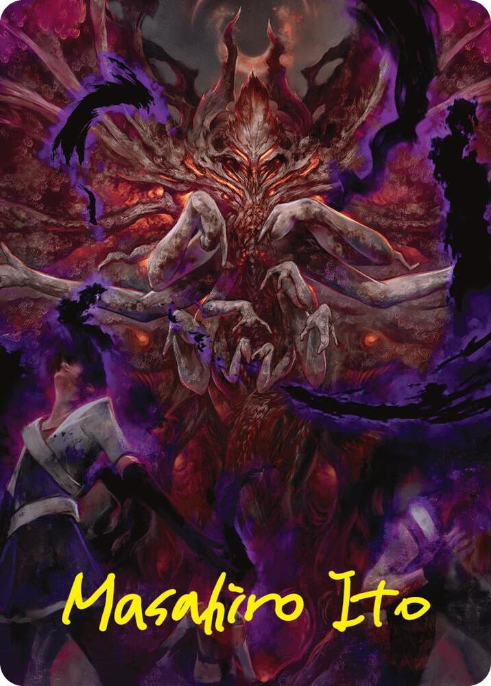 Damnation Art Card (Gold-Stamped Signature) card image