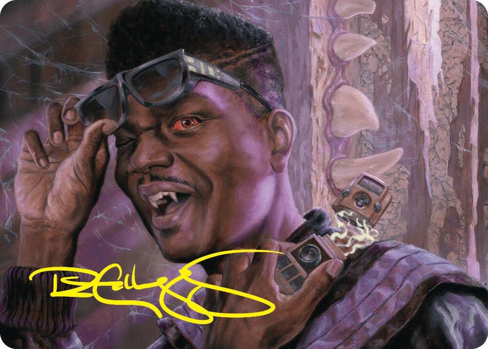 Dashing Bloodsucker Art Card (Gold-Stamped Signature) card image