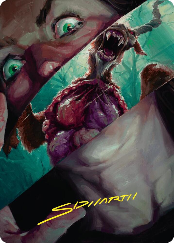 Hauntwoods Shrieker Art Card (Gold-Stamped Signature) card image