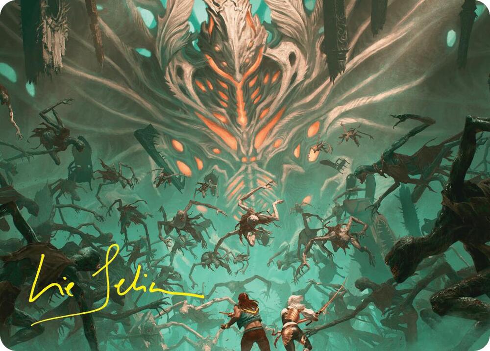 Valgavoth's Onslaught Art Card (Gold-Stamped Signature) card image