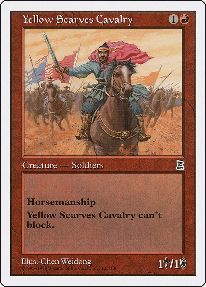 Yellow Scarves Cavalry card image