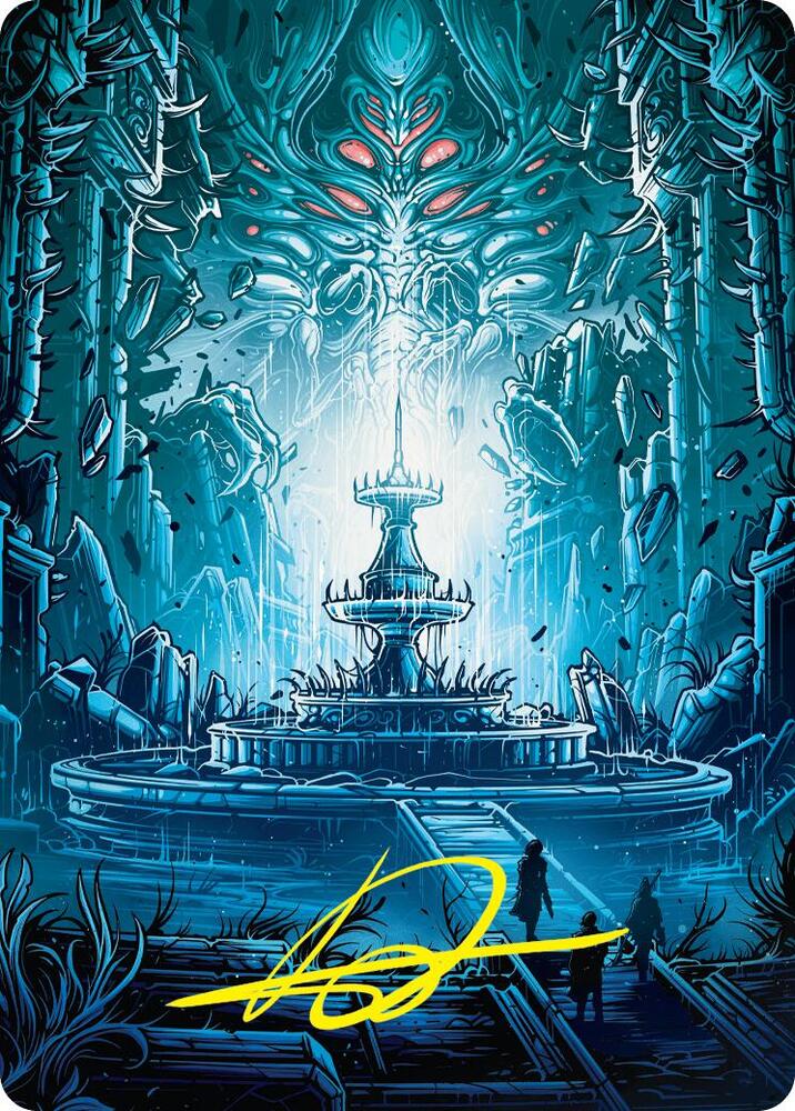 Island Art Card (Gold-Stamped Signature) card image
