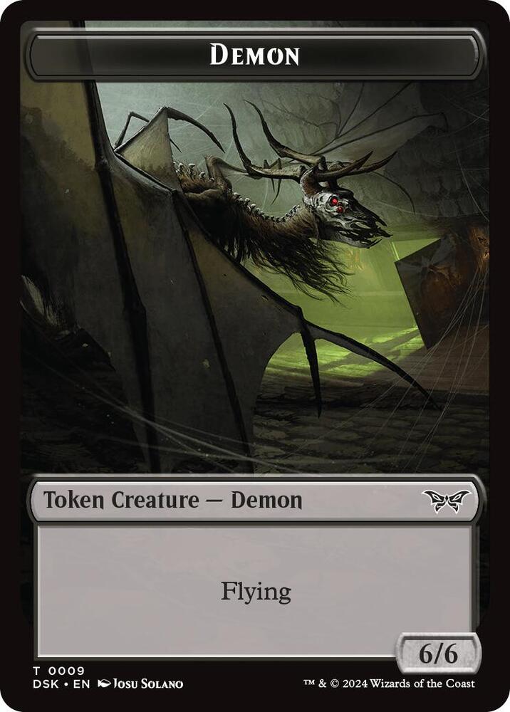 Demon // Manifest Double-Sided Token card image