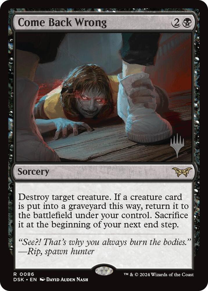 Come Back Wrong (0086) card image