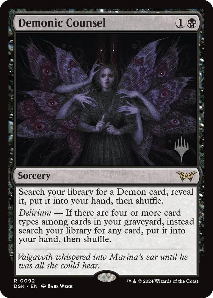 Demonic Counsel card image