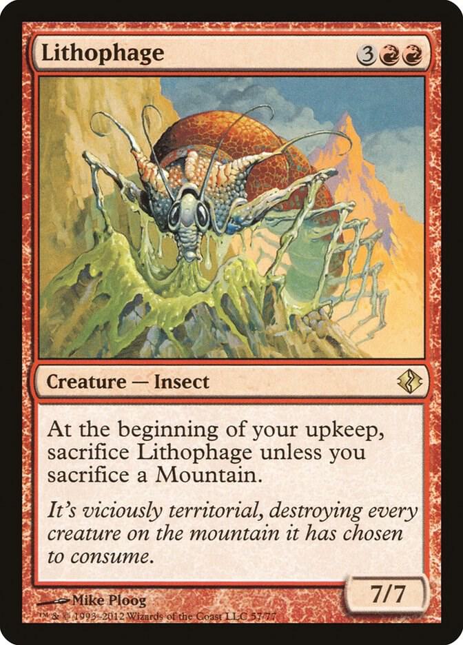 Lithophage card image