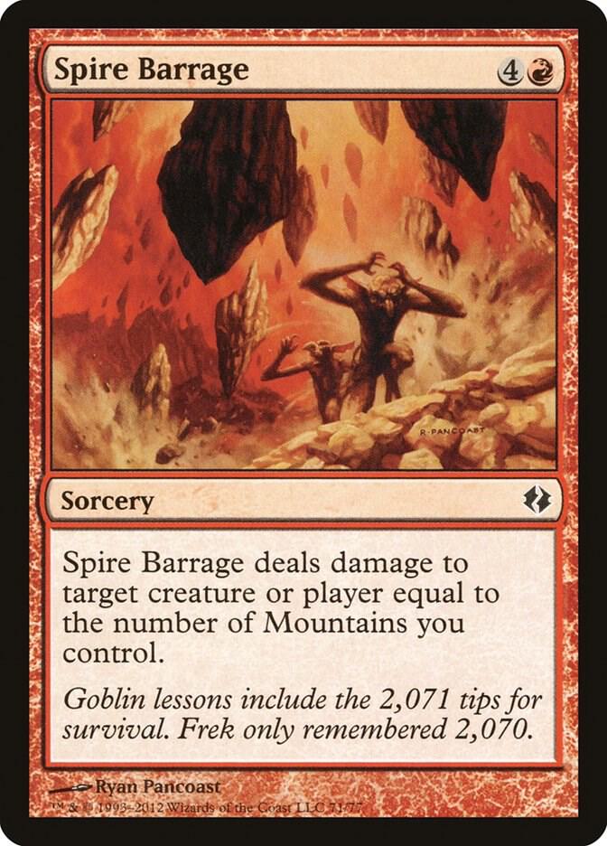 Spire Barrage card image