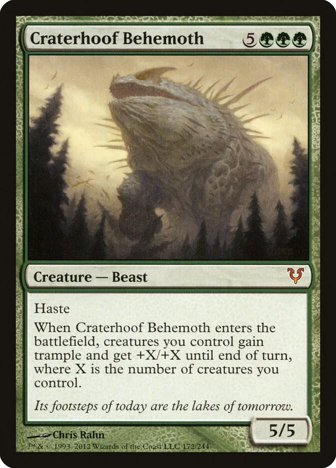 Craterhoof Behemoth card image