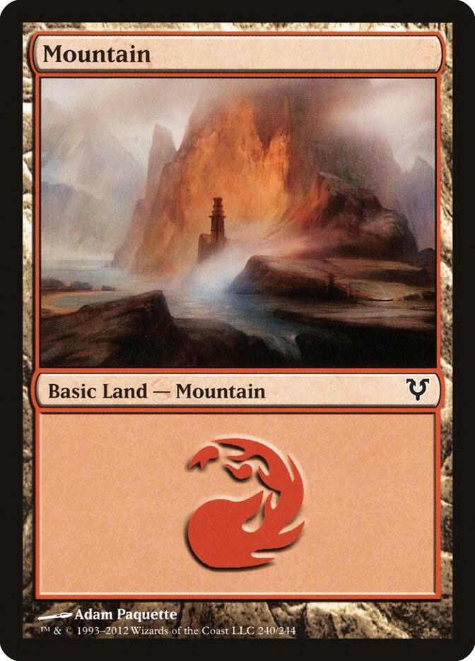 Mountain (240) card image