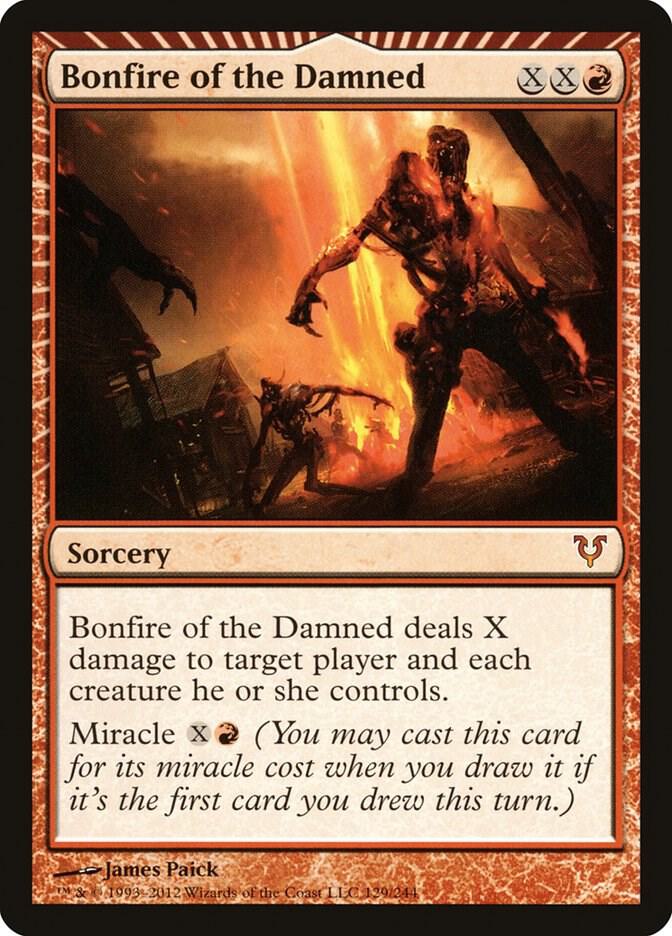 Bonfire of the Damned card image