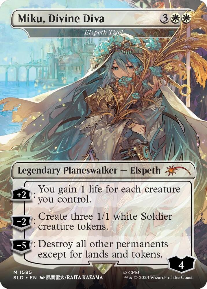 Miku, Divine Diva - Elspeth Tirel card image